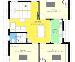 31’6″X37’6″ 2d-Plan